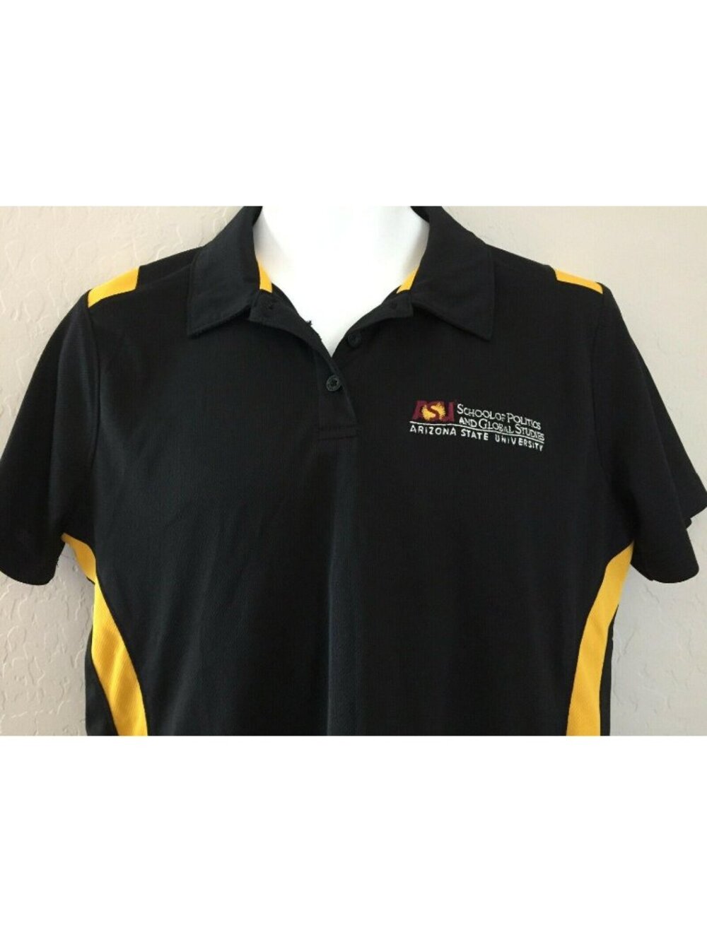 ASU School of Politics & Global Studies Polo Shirt Size Large